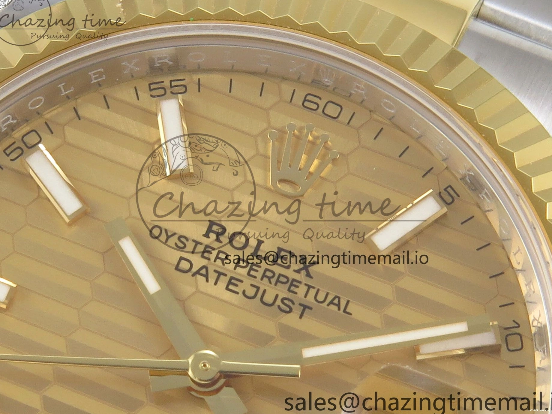 0521 DateJust 41 126333 SS YG ARF 1:1 Best Edition YG Texture Stick Dial on Oyster Bracelet SH3235 (Weighted) Efficient 209